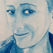 Self Portrait In Blue